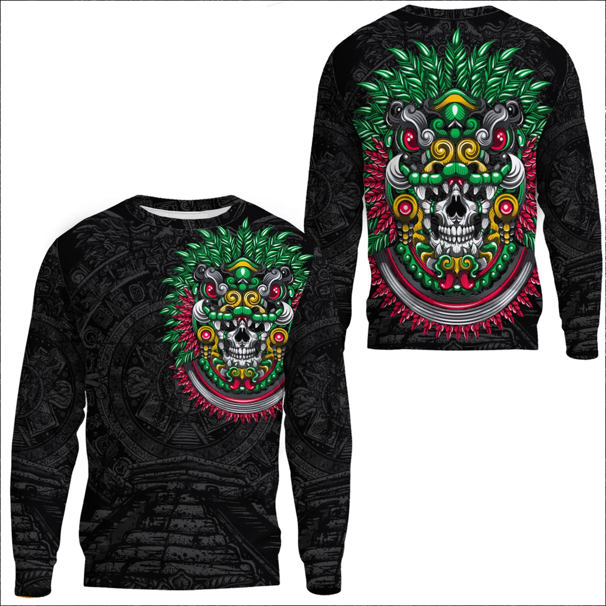 Clothing Quetzalcoatl Aztec Warrior Sweatshirts