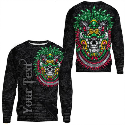 Clothing Custom Quetzalcoatl Aztec Warrior Sweatshirts
