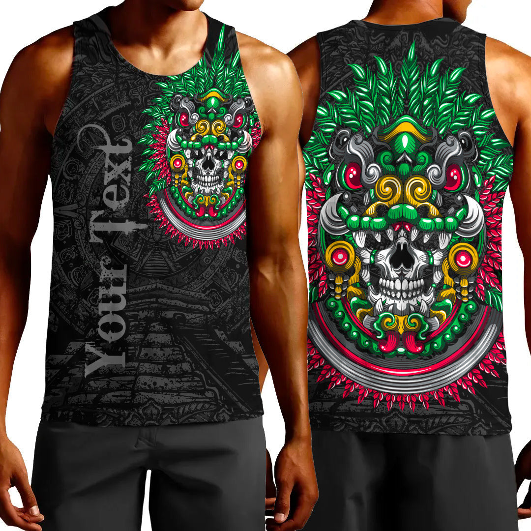 Clothing Custom Quetzalcoatl Aztec Warrior Tank Top