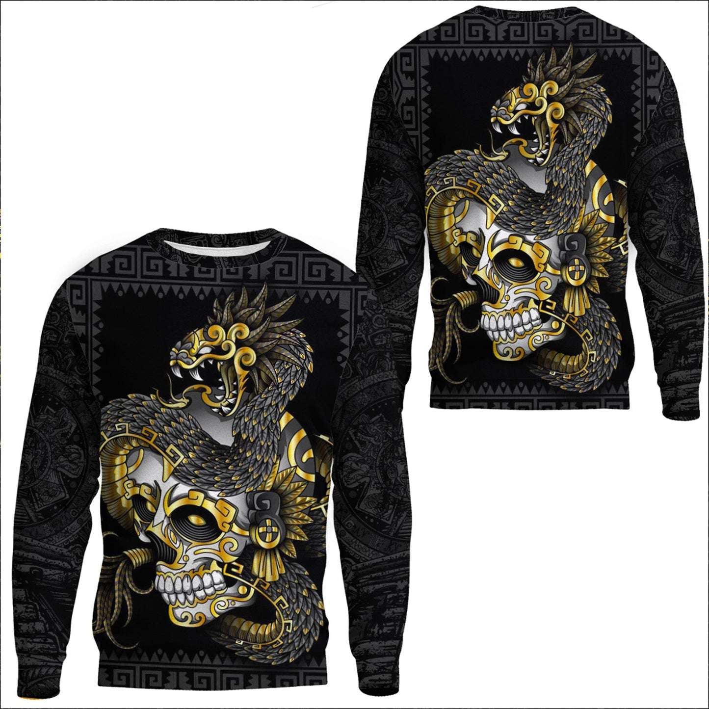 Clothing Quetzalcoatl Aztec Sweatshirts