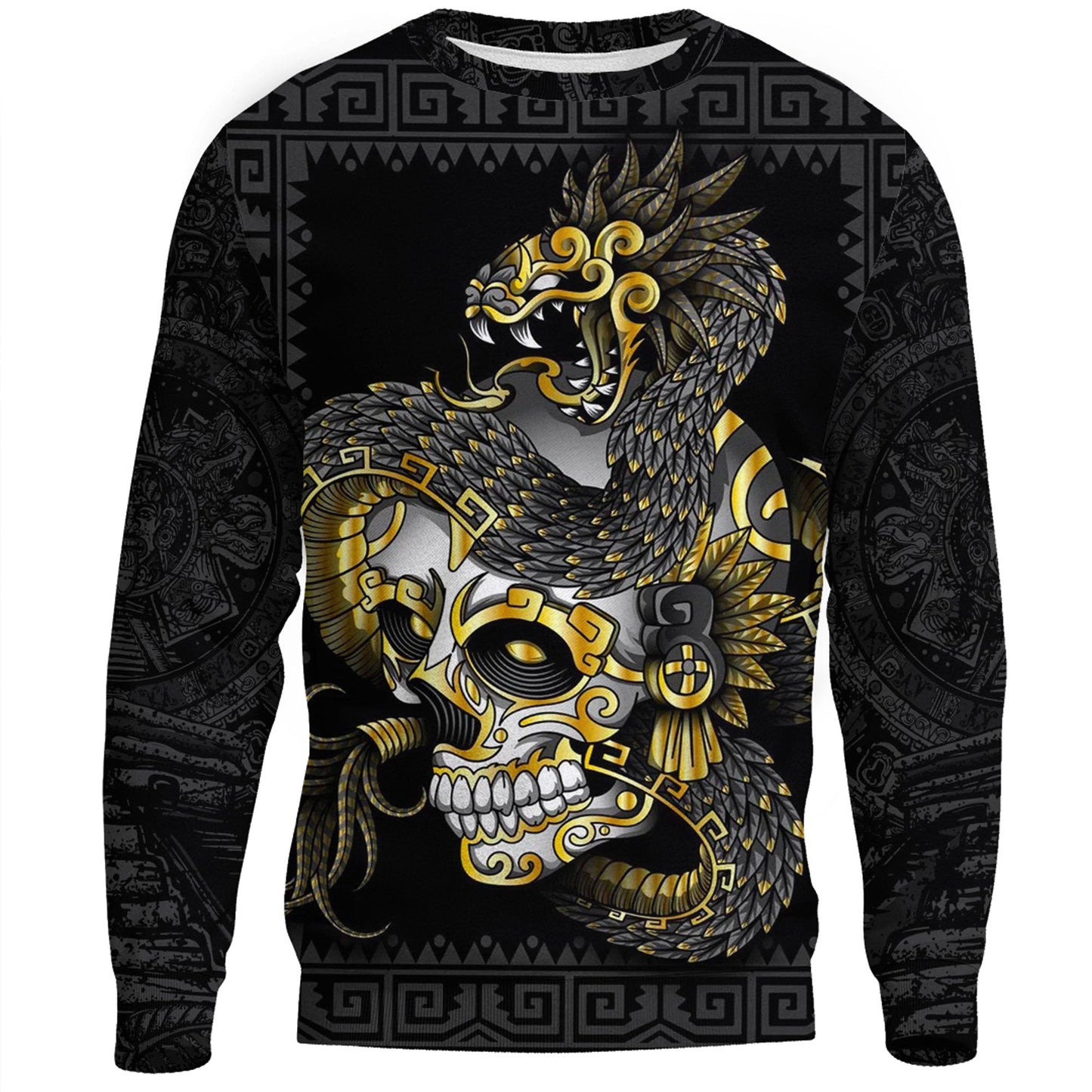 Clothing Quetzalcoatl Aztec Sweatshirts