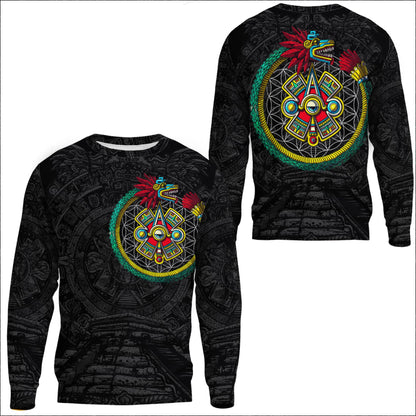 Clothing Aztec Quetzalcoatl Ouroboros Sweatshirts