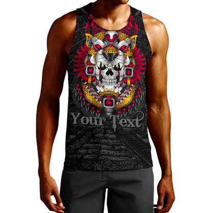 Clothing Custom Jaguar Warrior Aztec Mexican Tank Top