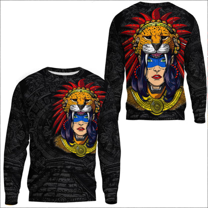 Clothing Aztec Jaguar Women Warrior Sweatshirts