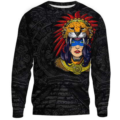 Clothing Aztec Jaguar Women Warrior Sweatshirts
