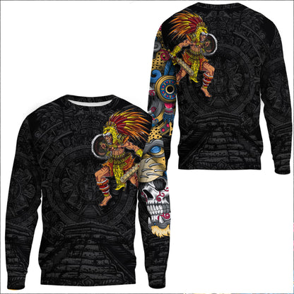Clothing Mexican Aztec Warrior Jaguar Sweatshirts