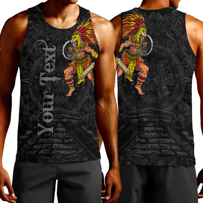 Clothing Custom Mexican Aztec Warrior Jaguar Tank Top