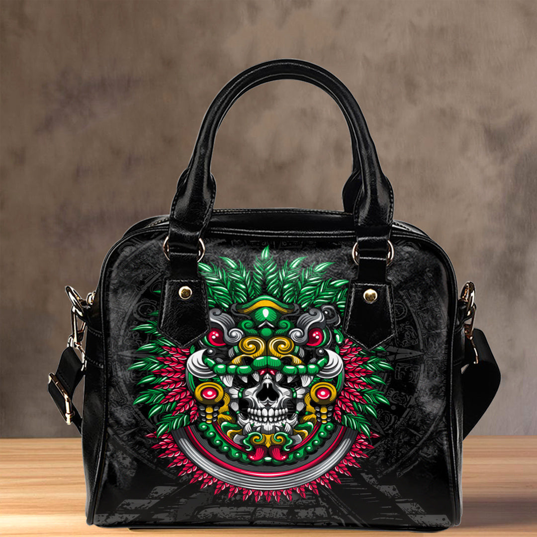 Shoulder Handbag Quetzalcoatl Aztec Warrior Shoulder Handbag