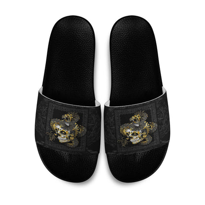 Slide Sandals Quetzalcoatl Aztec Mexico Slide Sandals