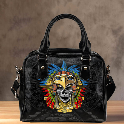 Shoulder Handbag Aztec Eagle Skull Mask Shoulder Handbag