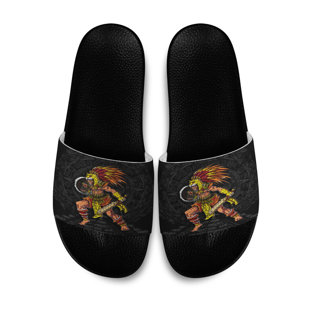Slide Sandals Aztec Warrior Jaguar Slide Sandals
