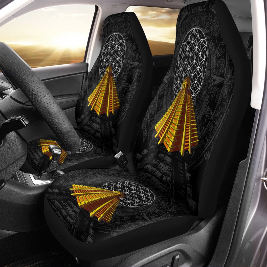 Maori 2021 Car Seat Covers Purple Aotearoa Tattoo