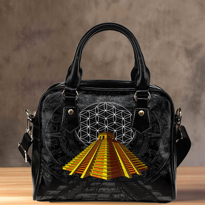 Shoulder Handbag Aztec Pyramid Shoulder Handbag