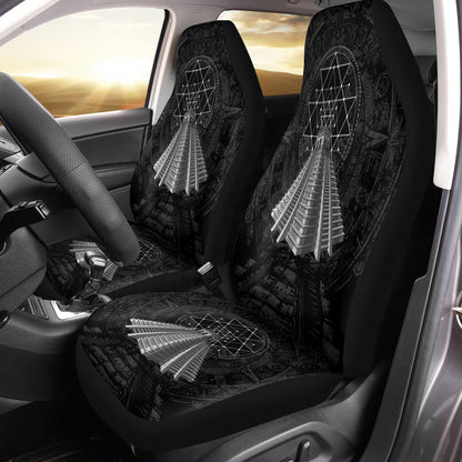 Maori 2021 Car Seat Covers Purple Aotearoa Tattoo