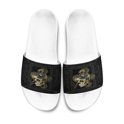 Slide Sandals Quetzalcoatl Aztec Mexico Slide Sandals