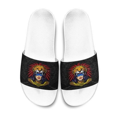 Slide Sandals Aztec Jaguar Women Slide Sandals
