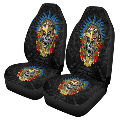 Car Seat Covers Aztec Eagle Skull Mask Car Seat Covers