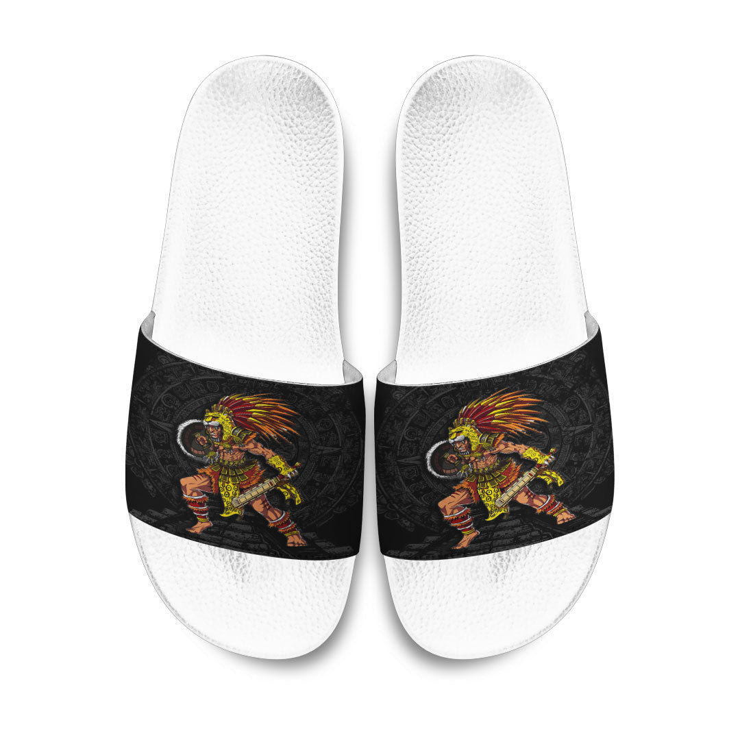 Slide Sandals Aztec Warrior Jaguar Slide Sandals