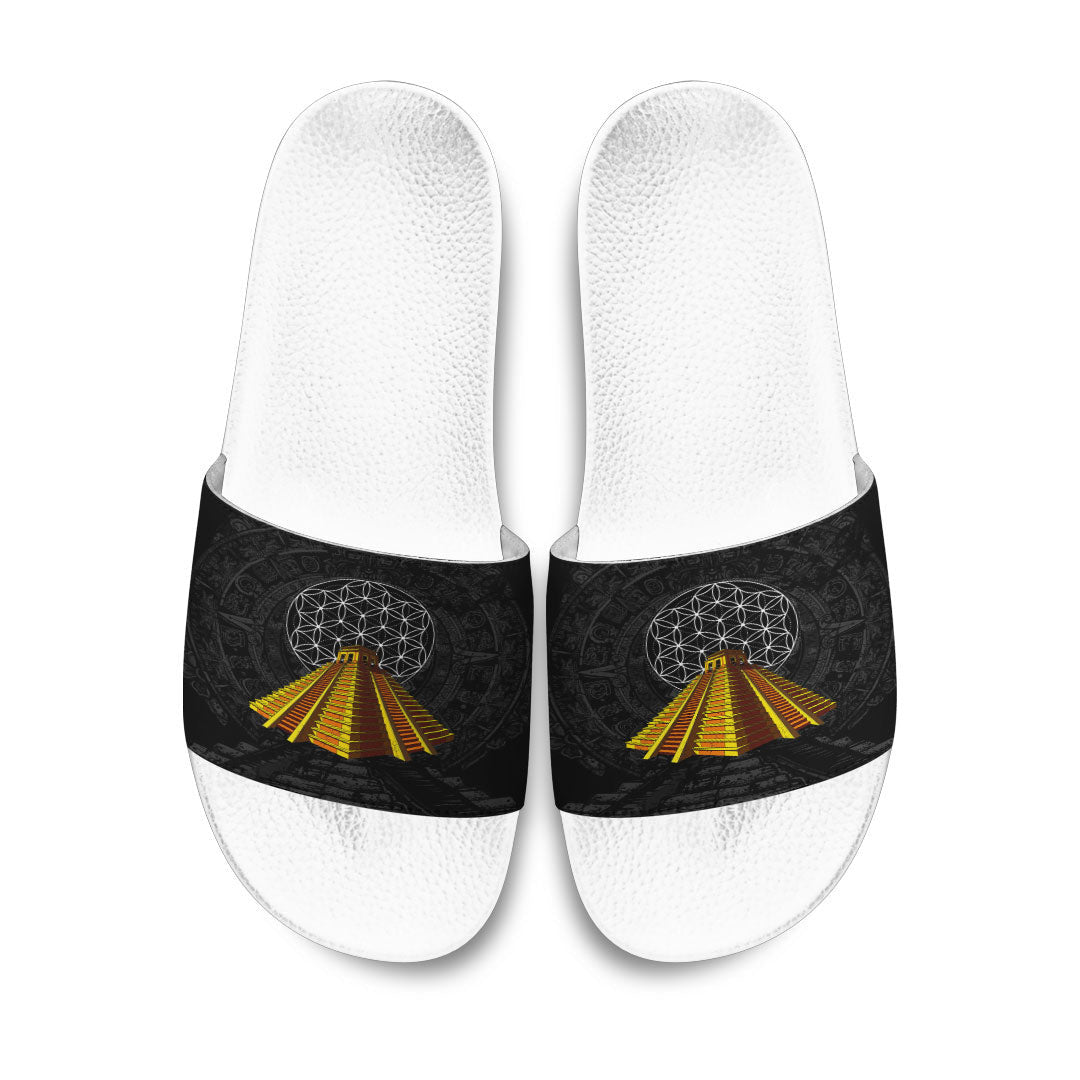 Slide Sandals Aztec Pyramid Slide Sandals