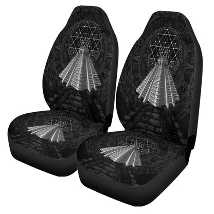 Car Seat Covers Ancient Aztec Pyramid Car Seat Covers