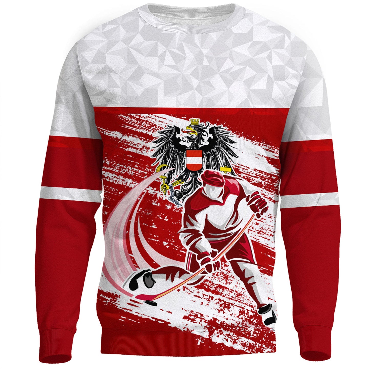 Clothing Austria Hockey Jersey Style Sweatshirts