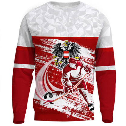 Clothing Austria Hockey Jersey Style Sweatshirts