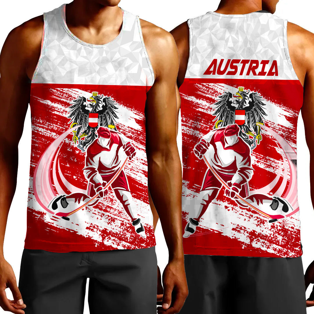 Clothing Austria Hockey Jersey Style Tank Top