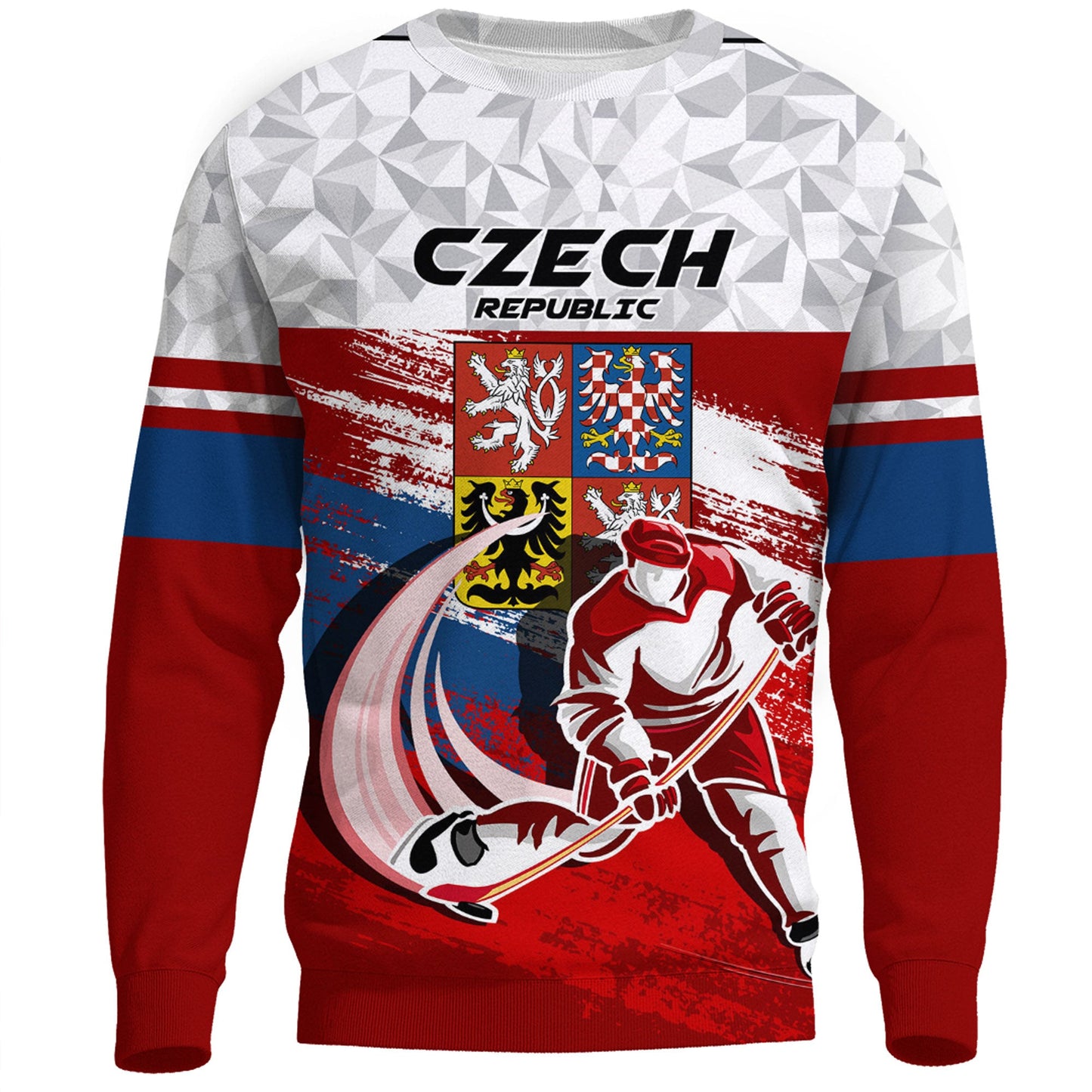 Clothing Czech Republic Hockey Jersey Special Style Sweatshirts