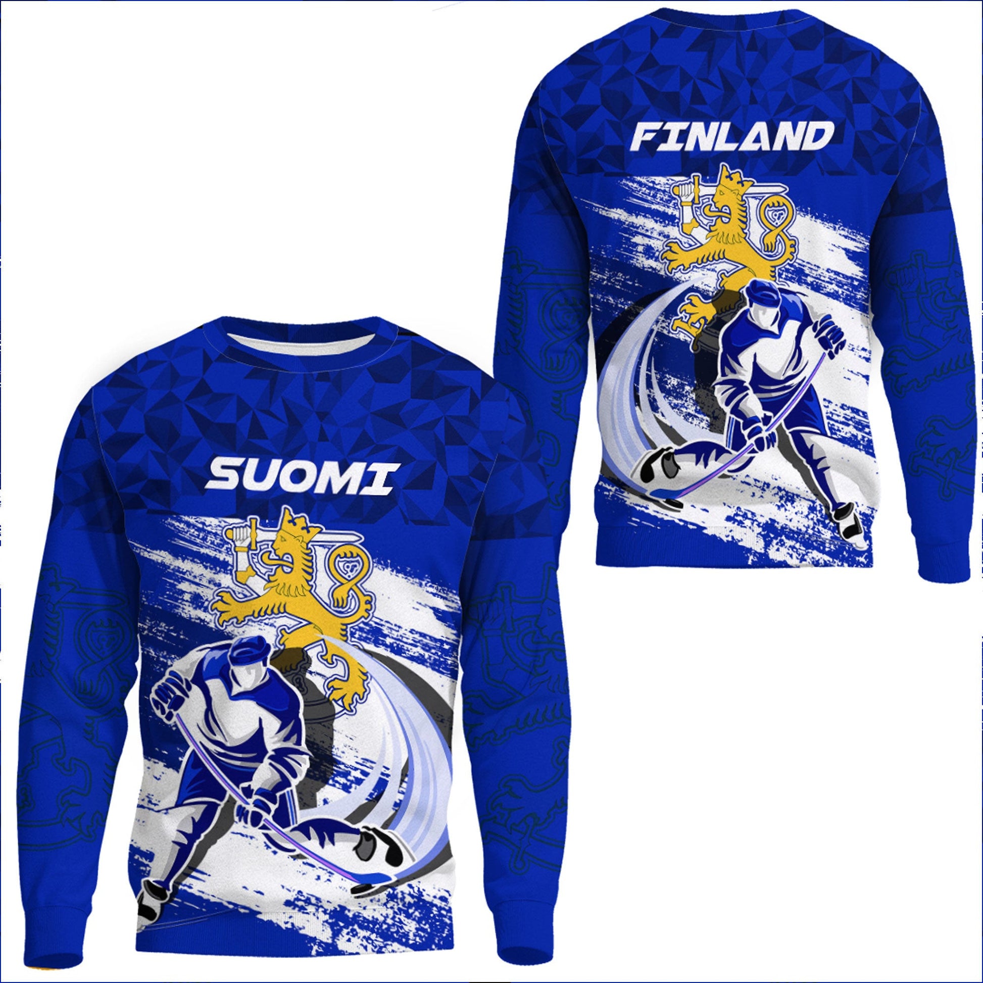 Clothing Finland Team Hockey Jersey Special Style Sweatshirts