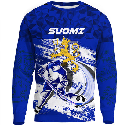 Clothing Finland Team Hockey Jersey Special Style Sweatshirts