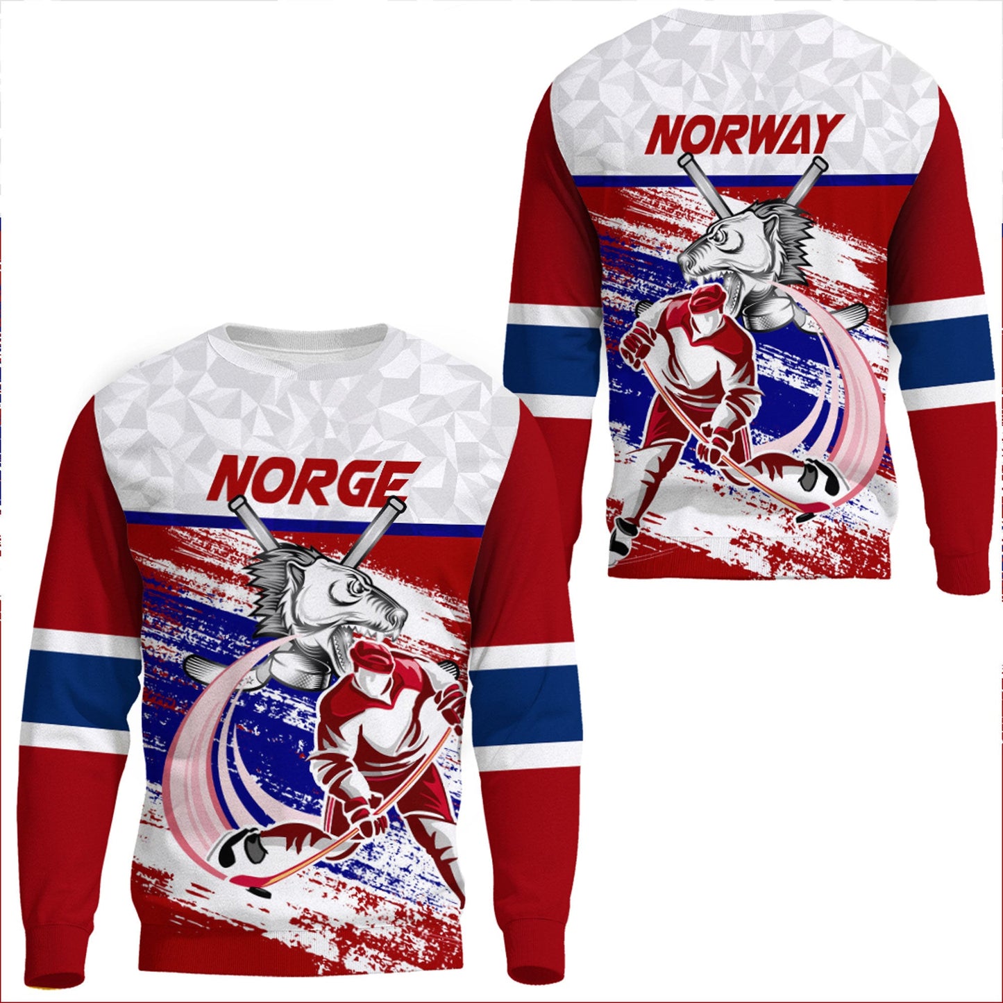 Clothing Norway Hockey Jersey Style Special Sweatshirts