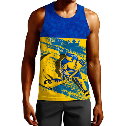 Clothing Sweden Hockey Jersey Style Special Tank Top