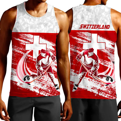 Clothing Switzerland Hockey Jersey Style Special Tank Top