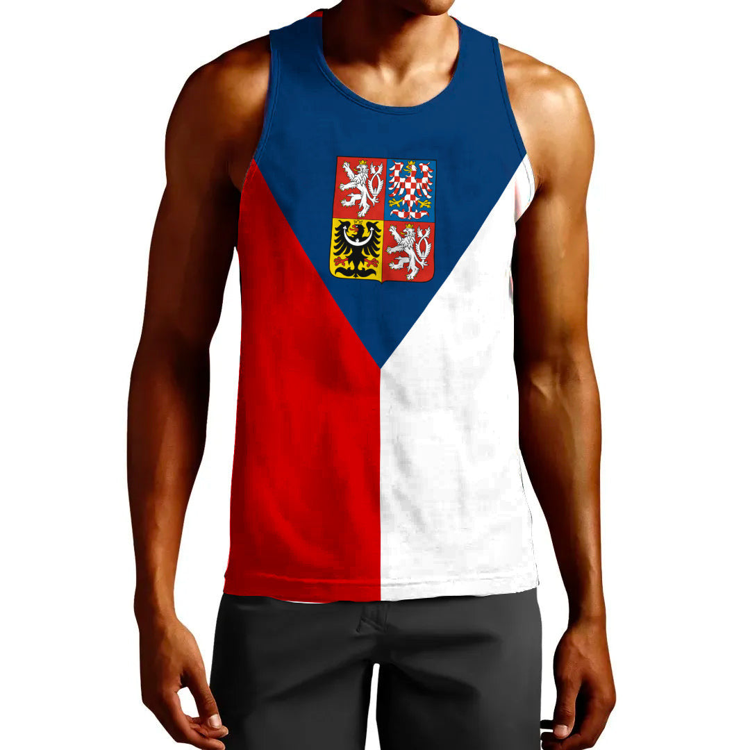 Clothing Custom Czech Republic Team Hockey Jersey Style New Tank Top