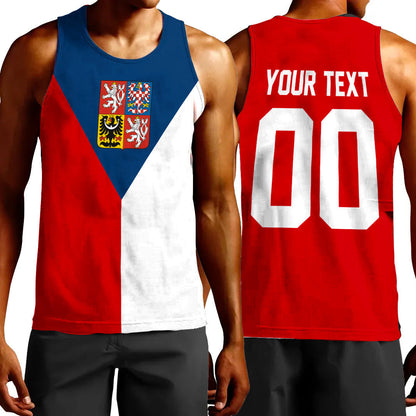 Clothing Custom Czech Republic Team Hockey Jersey Style New Tank Top