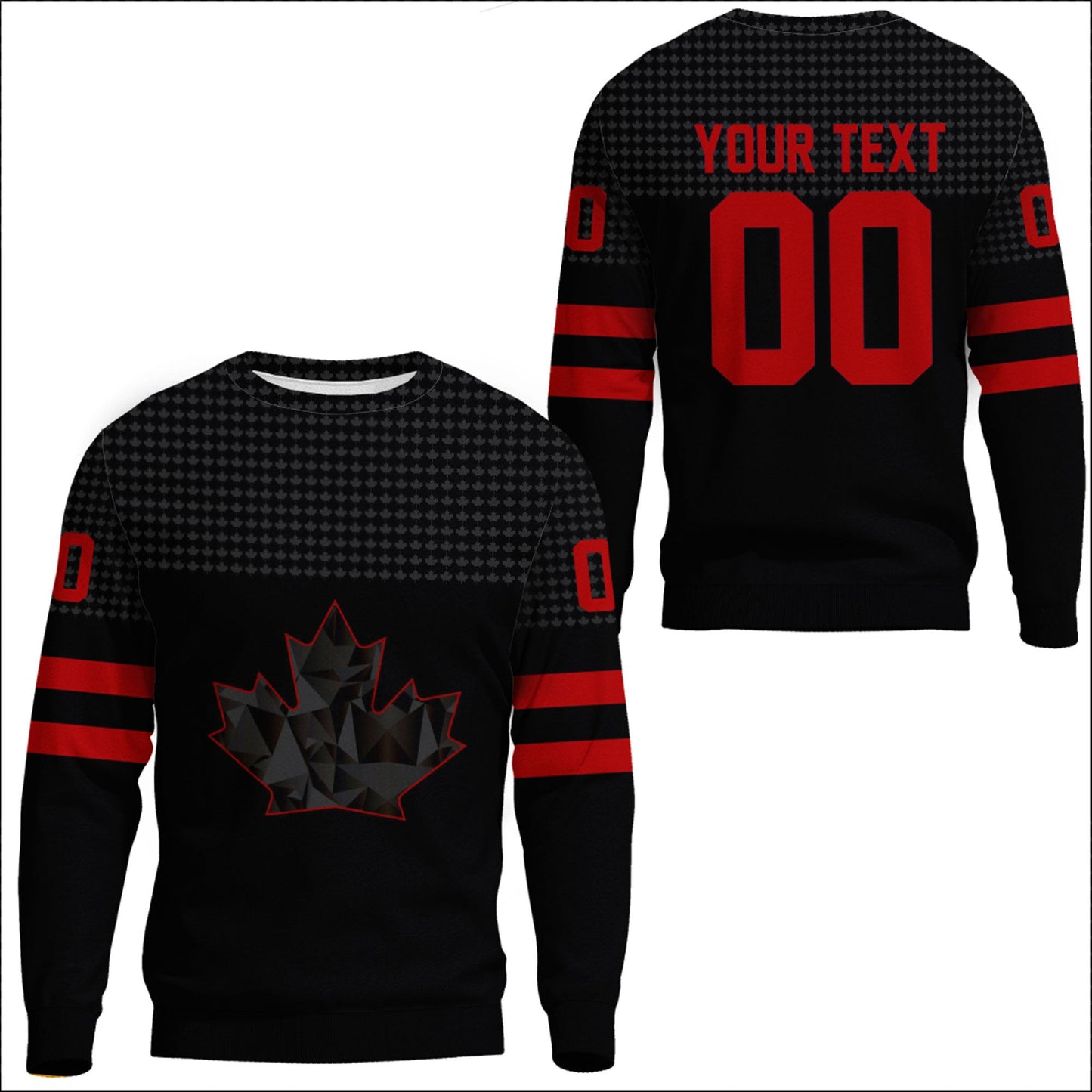 Clothing Custom Canada Team Hockey Jersey Style New Sweatshirts