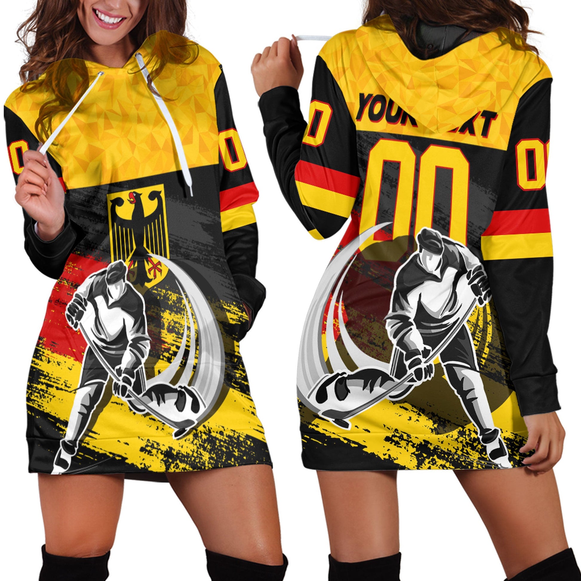 Clothing Custom Germany Hockey Jersey Special Style Hoodie Dress