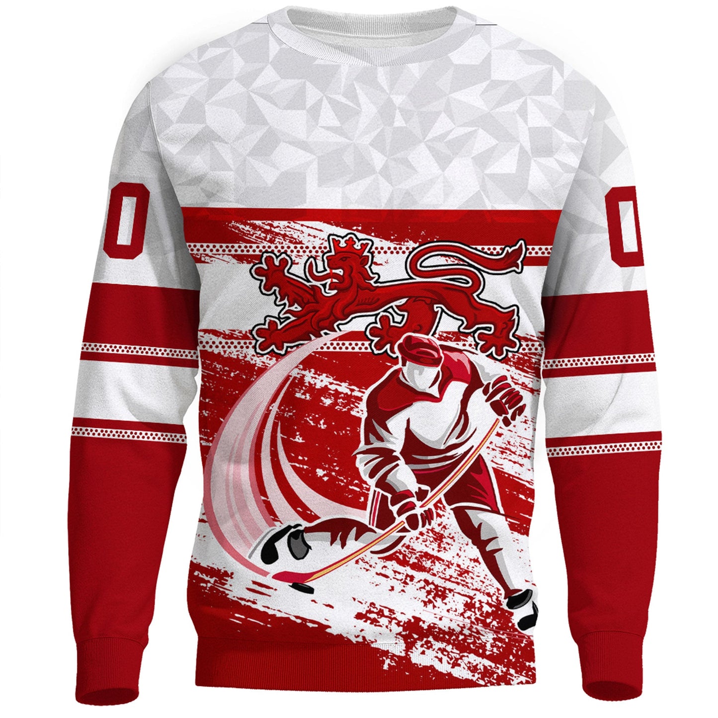 Clothing Custom Denmark Team Hockey Jersey Special Style Sweatshirts