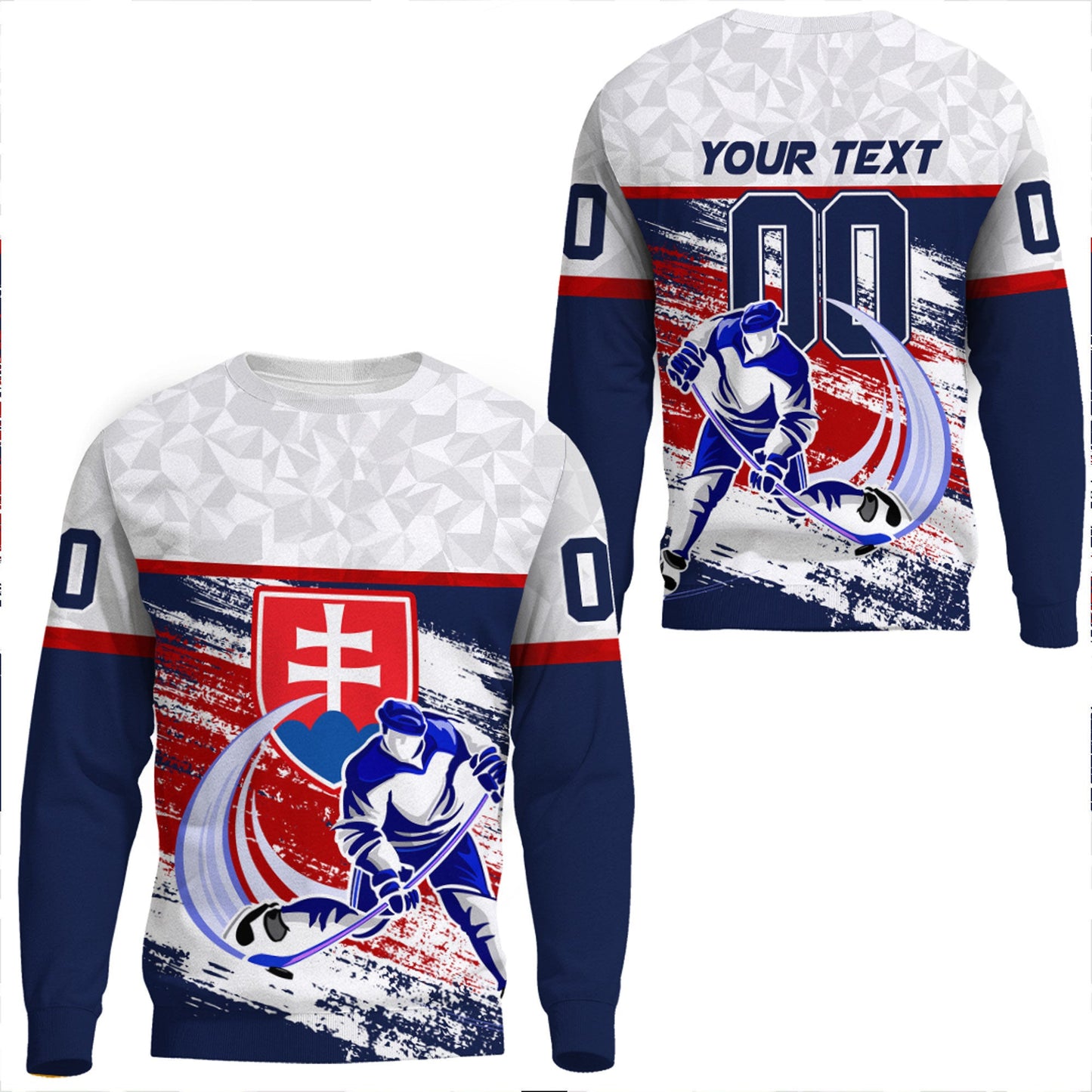 Clothing Custom Slovakia Hockey Jersey Style Special Sweatshirts
