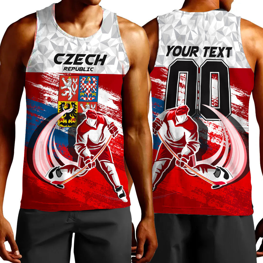 Clothing Custom Czech Republic Hockey Jersey Special Style Tank Top