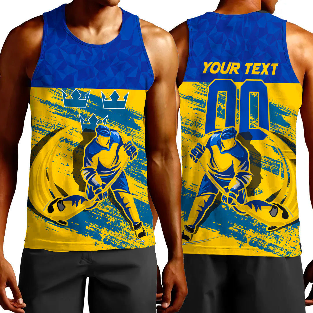 Clothing Custom Sweden Hockey Jersey Style Special Tank Top