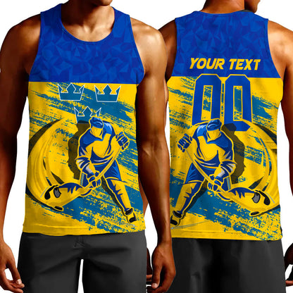 Clothing Custom Sweden Hockey Jersey Style Special Tank Top