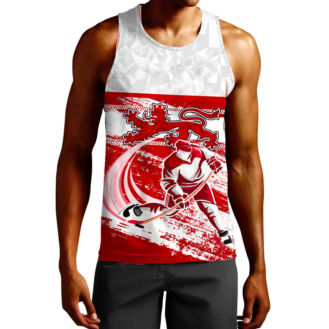 Clothing Custom Denmark Team Hockey Jersey Special Style Tank Top