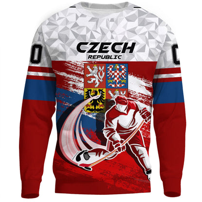 Clothing Custom Czech Republic Hockey Jersey Special Style Sweatshirts