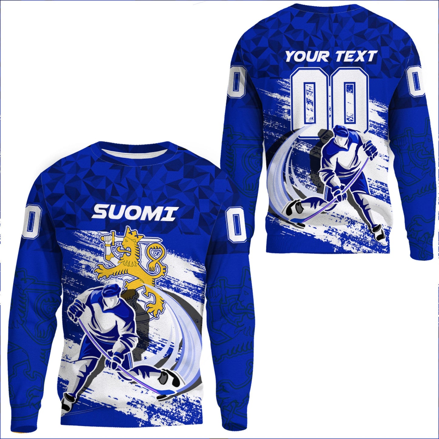 Clothing Custom Finland Team Hockey Jersey Special Style Sweatshirts