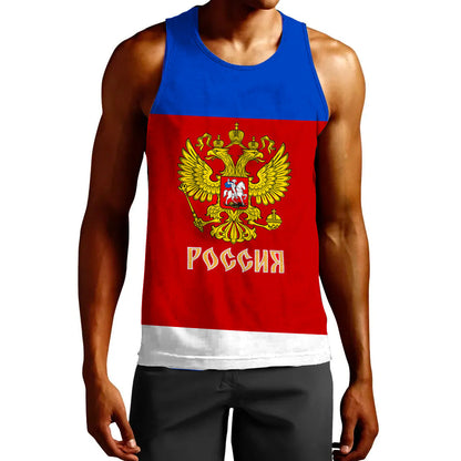 Clothing Custom Russia Hockey Jersey Style Tank Top