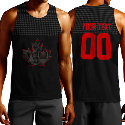 Clothing Custom Canada Team Hockey Jersey Style New Tank Top