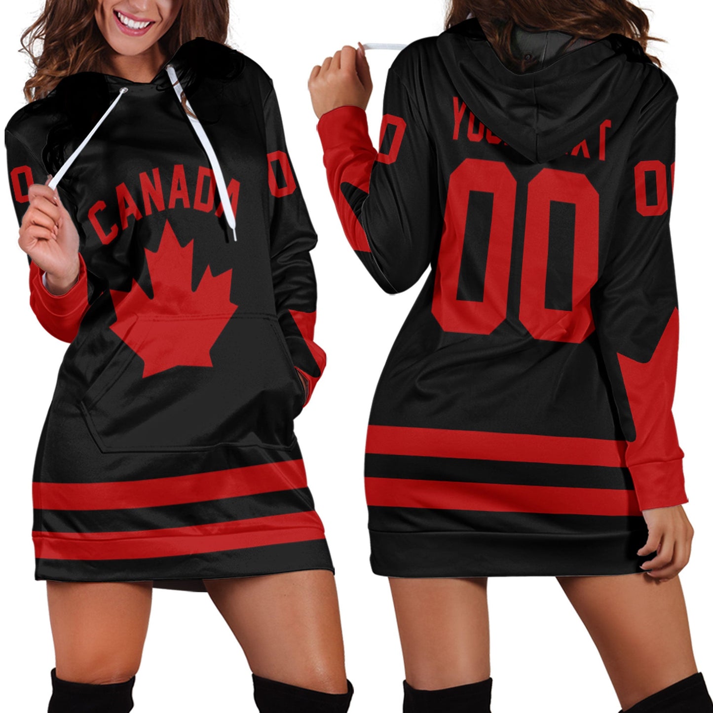 Clothing Custom Canada Team Hockey Jersey Special Style Hoodie Dress