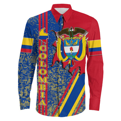 Clothing Colombia Strong Style Long Sleeve Button Shirt
