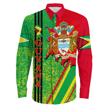 Clothing Guyana Strong Style Long Sleeve Button Shirt